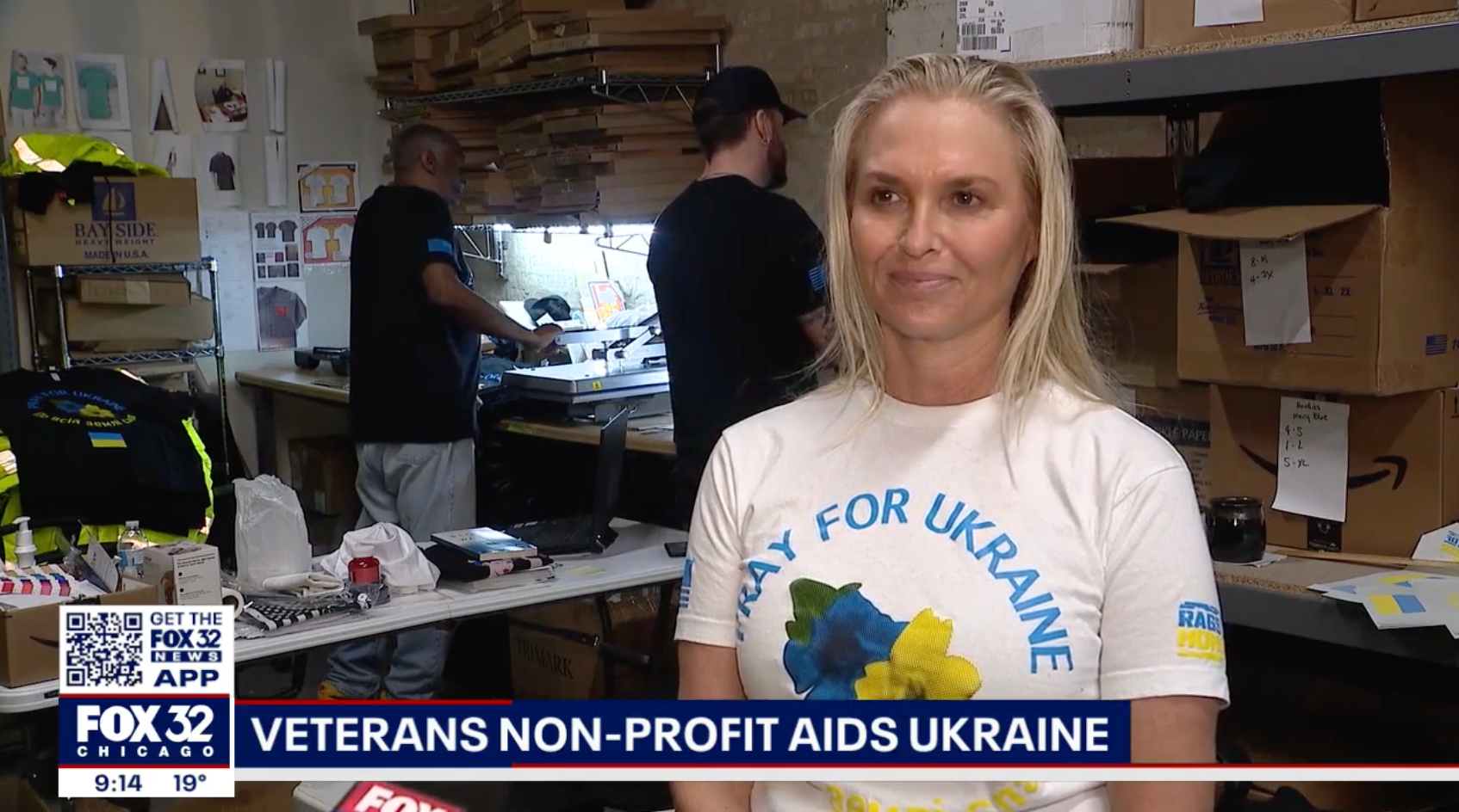 FOX 32 Chicago Features Rags of Honor’s Efforts to Support Ukrainian Refugees