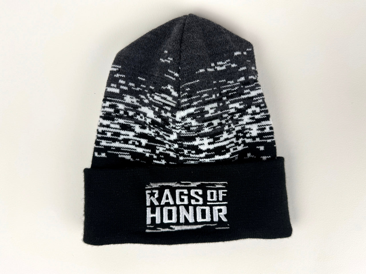 Classic Beanie - Black Pattern