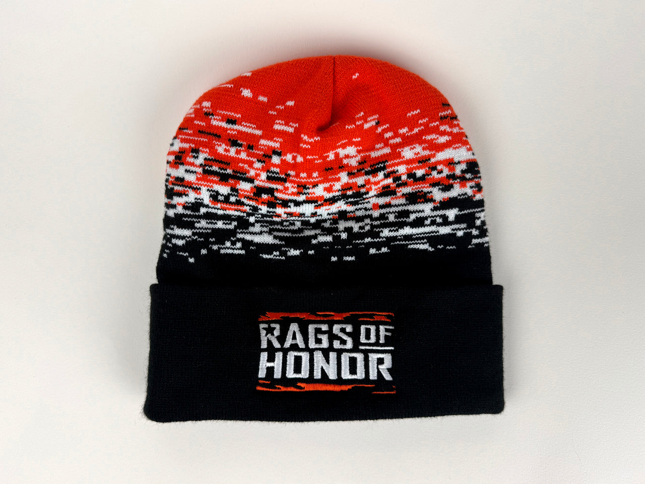 Classic Beanie - Red Pattern