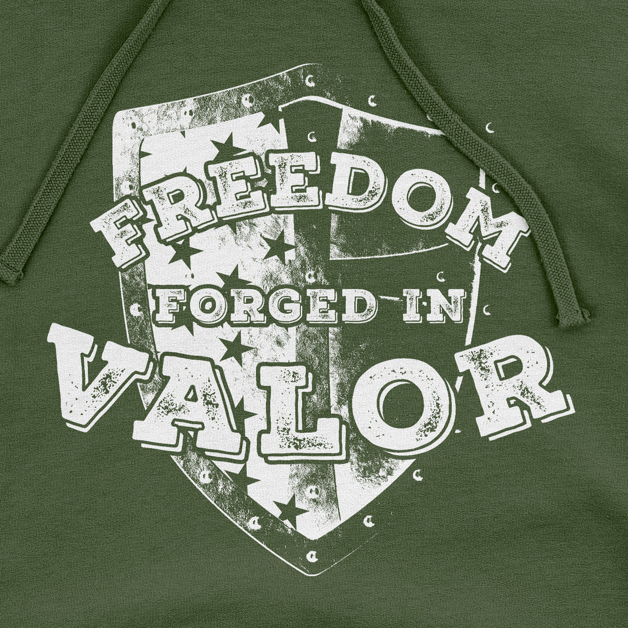 Freedom Forged in Valor Hoodie - Green
