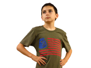 RoH American Flag w/Logo Short Sleeve T-Shirt
