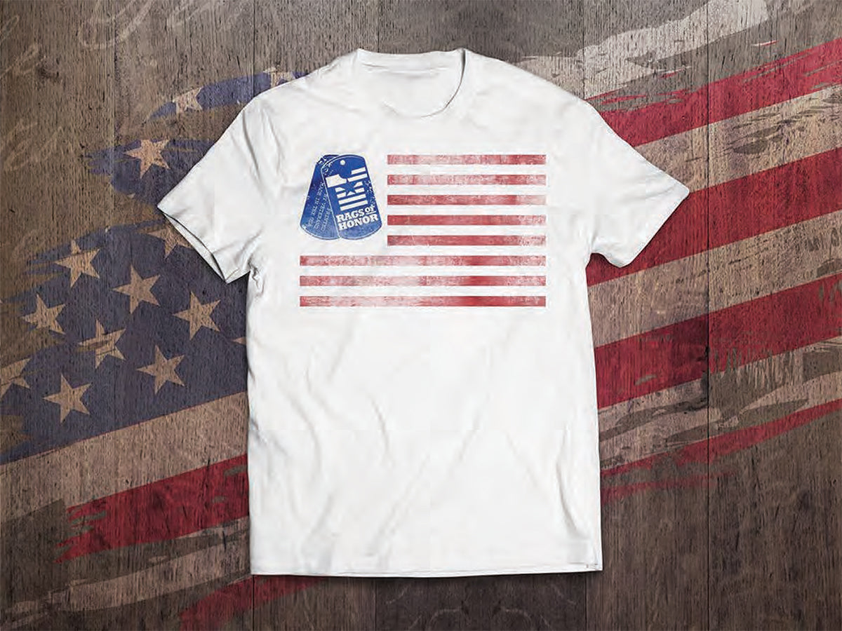 RoH American Flag w/Logo Short Sleeve T-Shirt